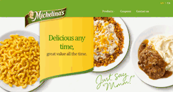 Desktop Screenshot of michelinas.com